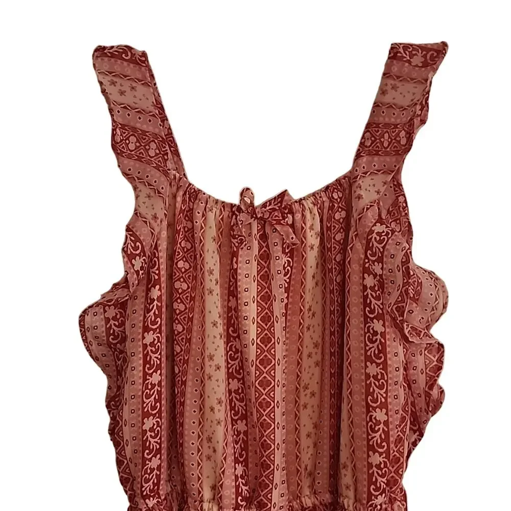 Children's Place Pink Printed Dress, Girls 10/12